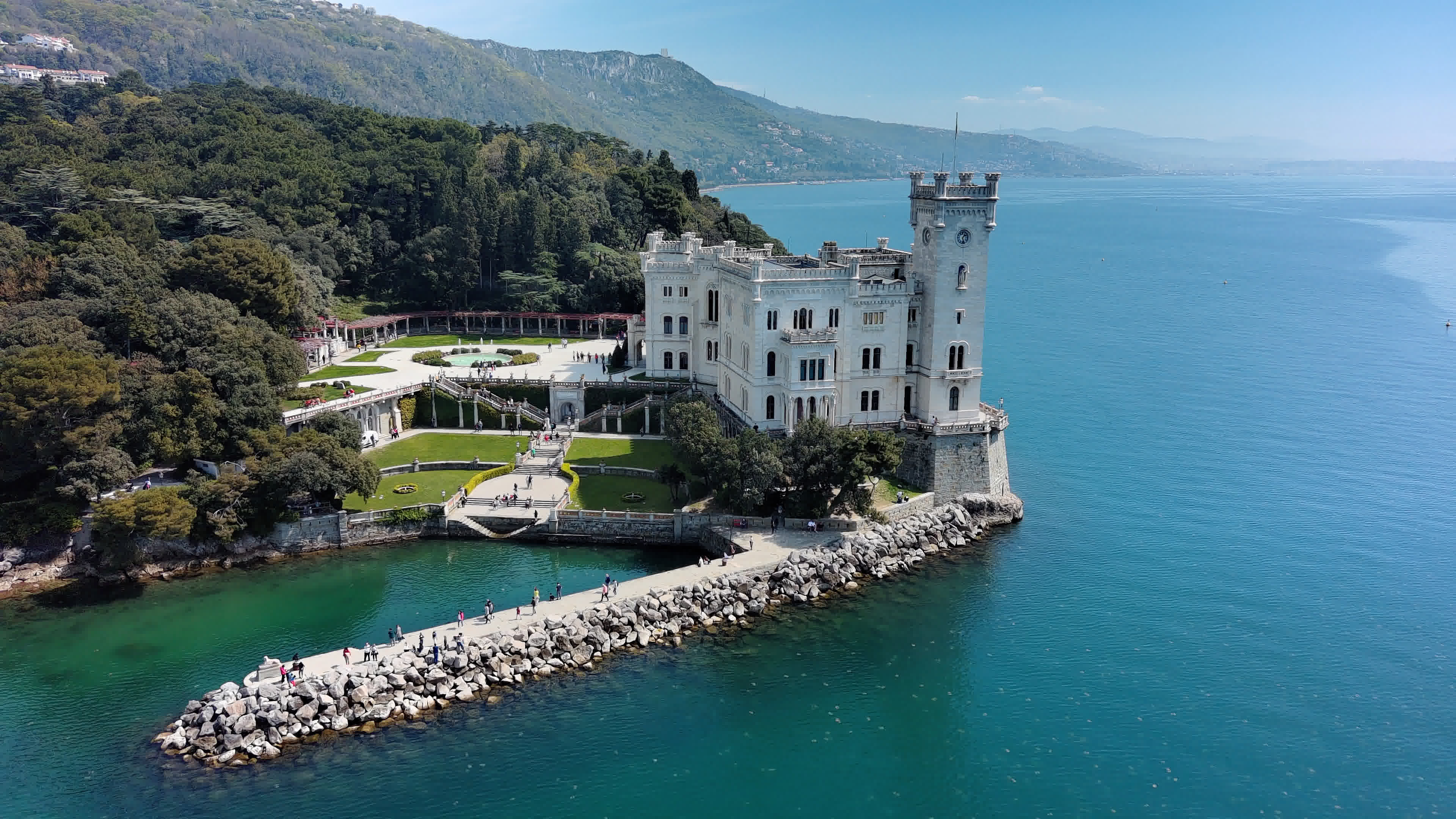 Veduta del Castello di Miramare